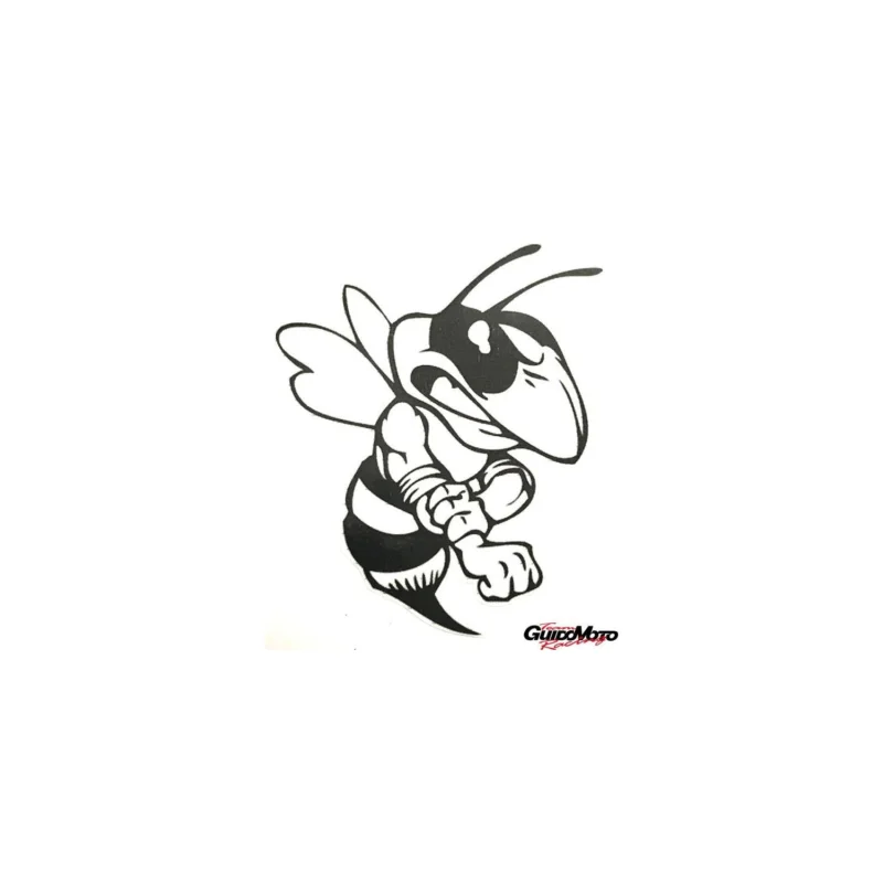 Ordina Subito ADESIVO DESTRO VESPA ARRABBIATA DUE COLORI BIANCO NERO GMG0049/DX