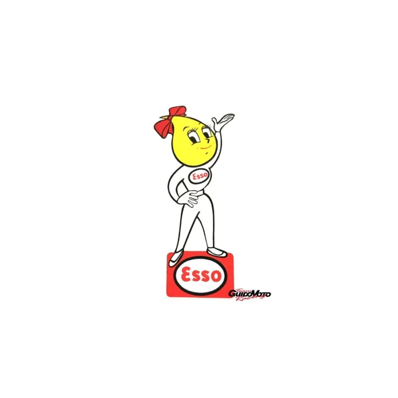 ADESIVO GOCCIA FEMMINA ESSO VINTAGE GMG0046 Nuovo Arrivo