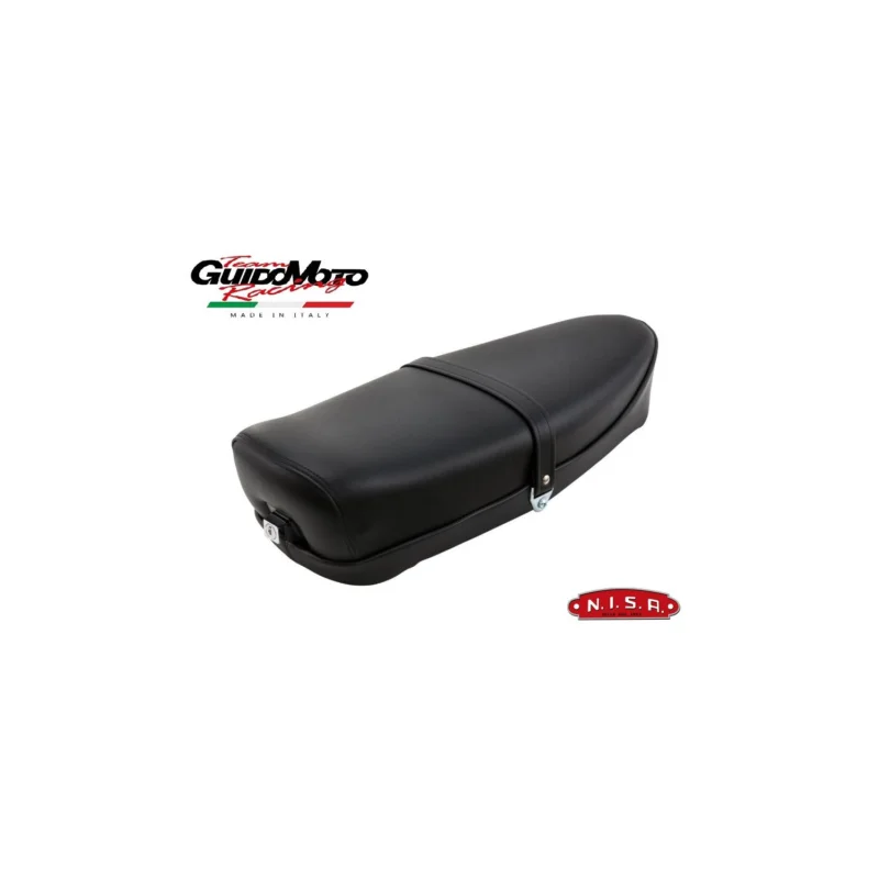 SELLA BIPOSTO NERA SERRATURA VESPA 125 PRIMAVERA ET3 PIAGGIO NISA 0723 Nuovo Arrivo