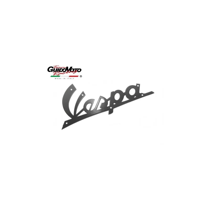 TARGHETTA NERA SCUDO ANTERIORE VESPA VNB 1960 1966 PIAGGIO 5741 Di Tendenza