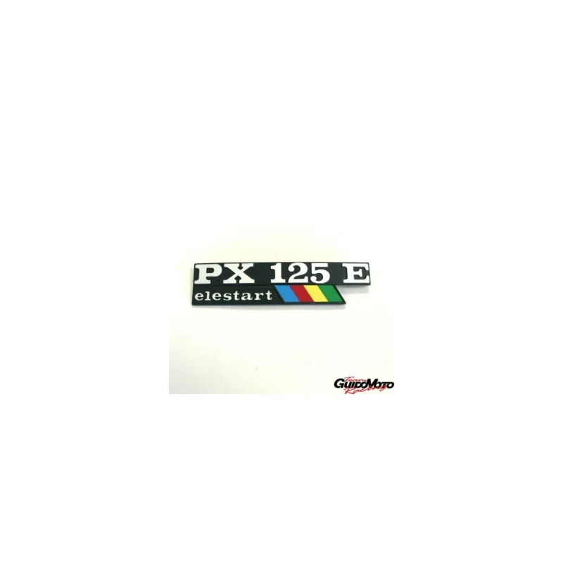 142720700 TARGHETTA LATERALE VESPA PX 125 E ELESTRAT ARCOBALENO PIAGGIO Soddisfatti O Rimborsati