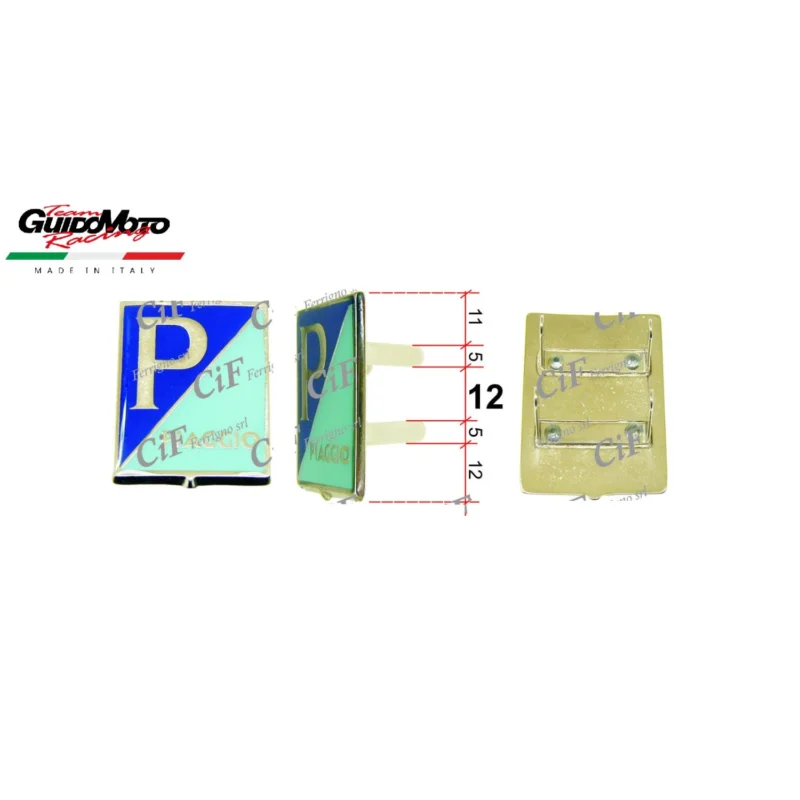 STEMMA PIAGGIO METALLO INCASTRO VESPA 150 GS VL VB1 PIAGGIO 5746-M Promo Stagionale