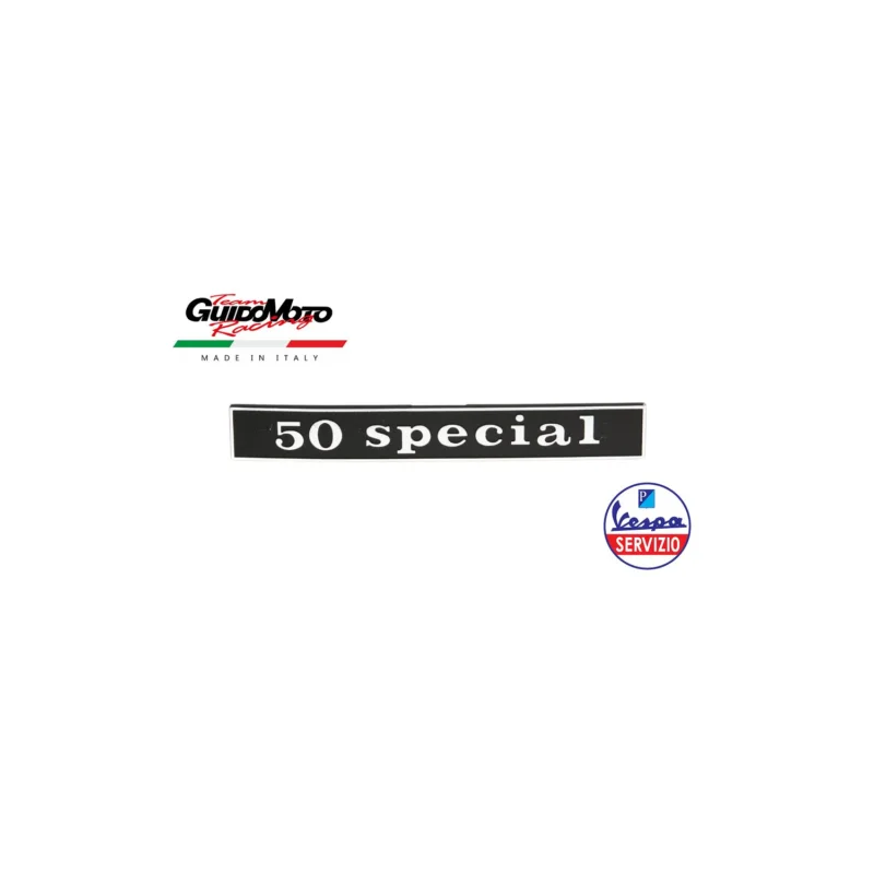 TARGHETTA POSTERIORE VESPA 50 SPECIAL PIAGGIO 5756 Ultimissimo Modello