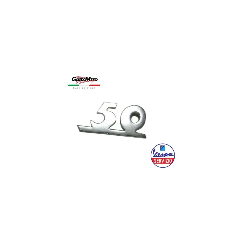 Pagamento Sicuro TARGHETTA SCUDO ANTERIORE VESPA 50 SPECIAL 3 MARCE PIAGGIO 5726