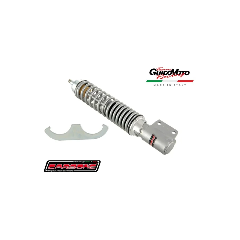 Offerta AMMORTIZZATORE ANTERIORE REGOLABILE VESPA PX PE ARCOBALENO T5 PIAGGIO CARBONE 6406-RG