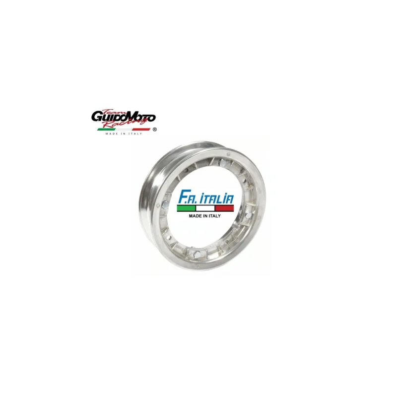 Prezzo Di Fabbrica CERCHIO LEGA CROMATO SCOMPONIBILE TUBELESS 3.00/3.50 - 10 VESPA 50 125 200 FA5580