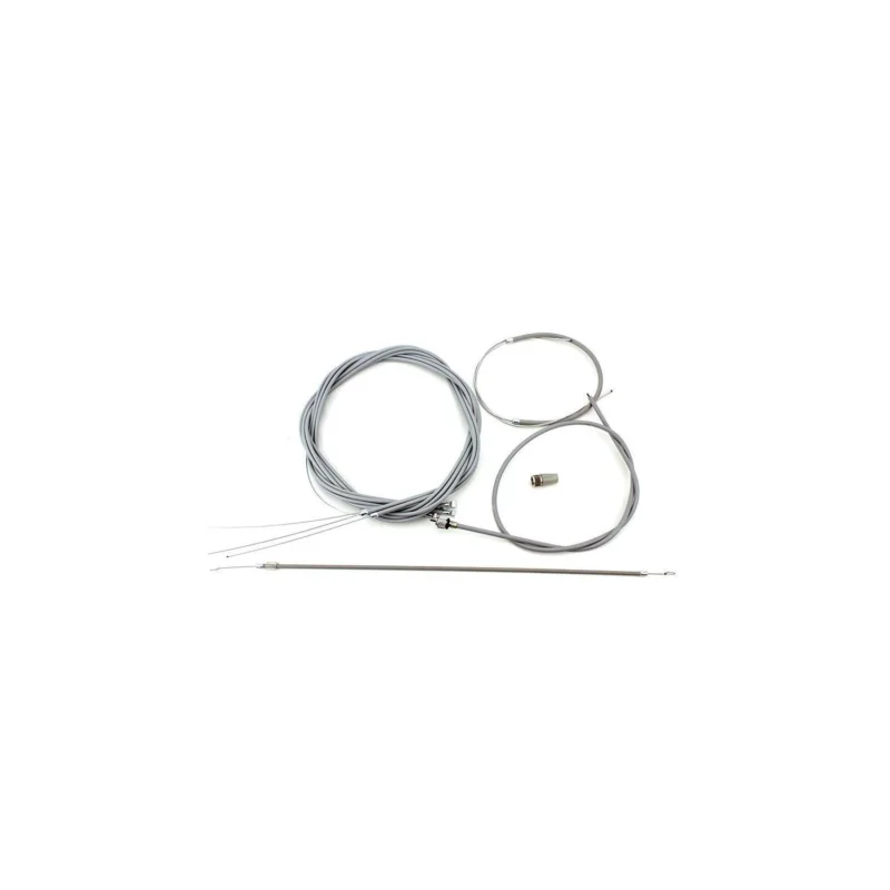 Direttamente Dal Produttore 768VBBCCK KIT TRASMISSIONI CAVI GUAINE TEFLONATE GRIGE VESPA VNA VBB VNB PIAGGIO