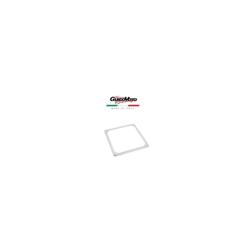 CORNICE TARGA ACCIAIO CROMATA 170 X 170 MOTOCICLI EPOCA 3277-IX Nuovo Arrivo