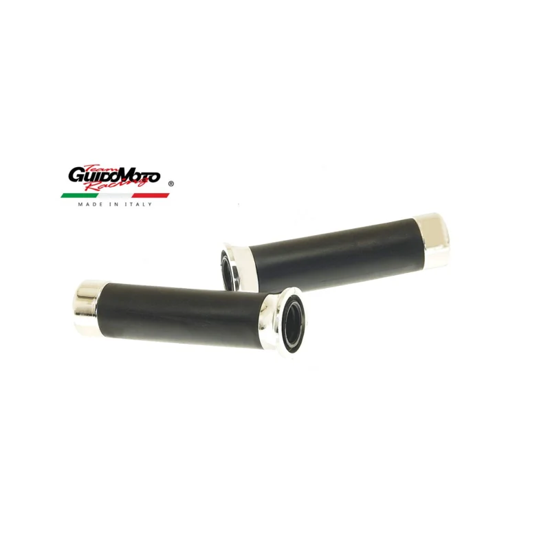Reso Gratuito MANOPOLE NERE CROMATE VESPA RALLY GTR SPRINT PX T5 COSA PIAGGIO LML STAR 10246