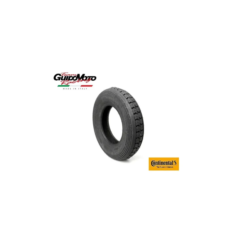 Popolare COPERTONE NERO 3.50X8 LB 46J VESPA ANNI '50 '60 CONTINENTAL 0200235